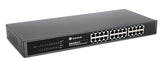 24-Port Rackmount 1U Energy Efficient 10/100Mbps Switch